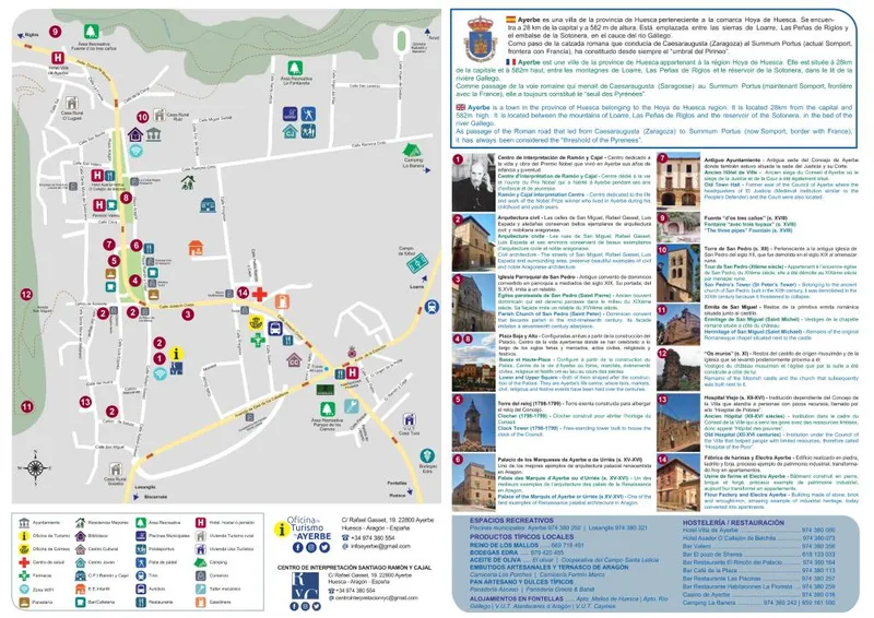 Ayerbe facilita la visita turística con su nuevo callejero descargable
