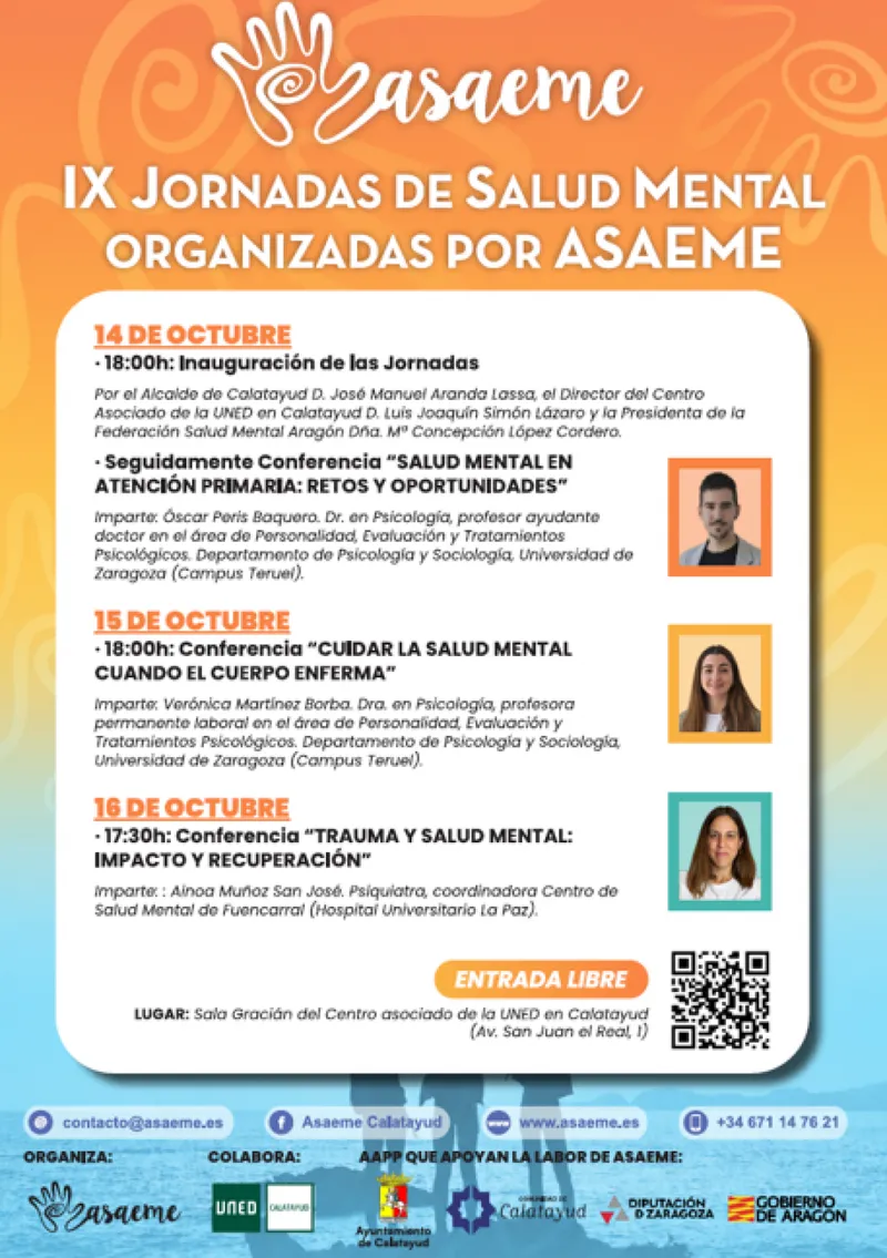 Calatayud acoge las Jornadas de Salud Mental organizadas por ASAEME