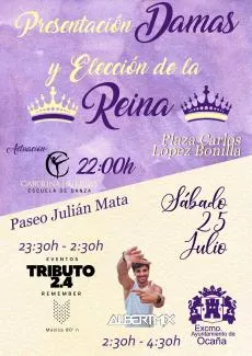 Ocaña celebra la presentación de damas y la elección de su reina de fiestas