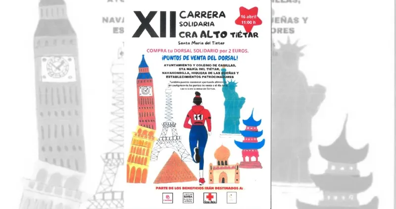 Carrera solidaria en Santa María del Tiétar para recaudar fondos para asociaciones