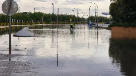 Manzanares recupera la normalidad tras una intensa tormenta con más de 35 litros por metro cuadrado