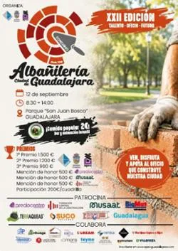 Guadalajara celebra el XXII Concurso de Albañilería en las Ferias y Fiestas