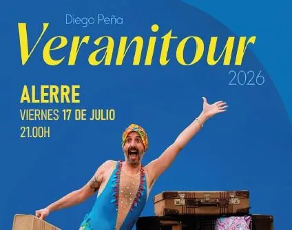 Diego Peña llega a Alerre con su espectáculo de humor 'Veranitour 2026'