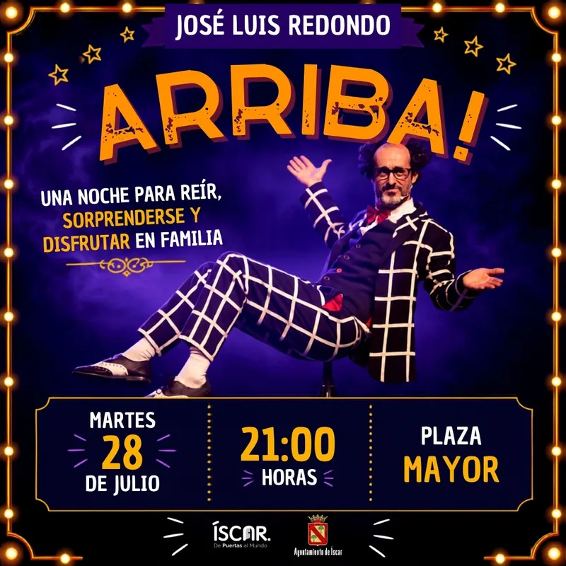 El profesor de tenis José Luis Redondo regresa a Íscar con la obra 'Arriba'