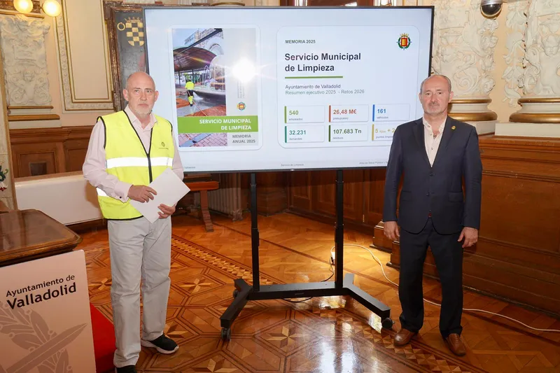 Valladolid destina 26,48 millones de euros a limpieza y gestión de residuos en 2025