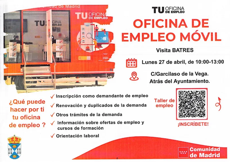 Batres informa sobre la apertura de la Oficina de Empleo el 27 de abril