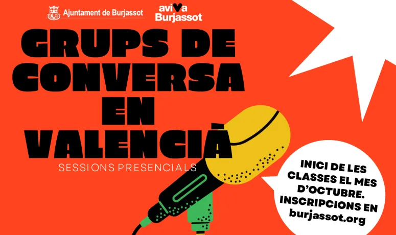 Burjassot abre inscripciones para grupos de conversación en valenciano