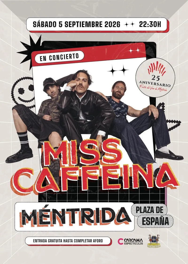 Miss Caffeina celebra el XXV aniversario de la Fiesta del Vino en Méntrida