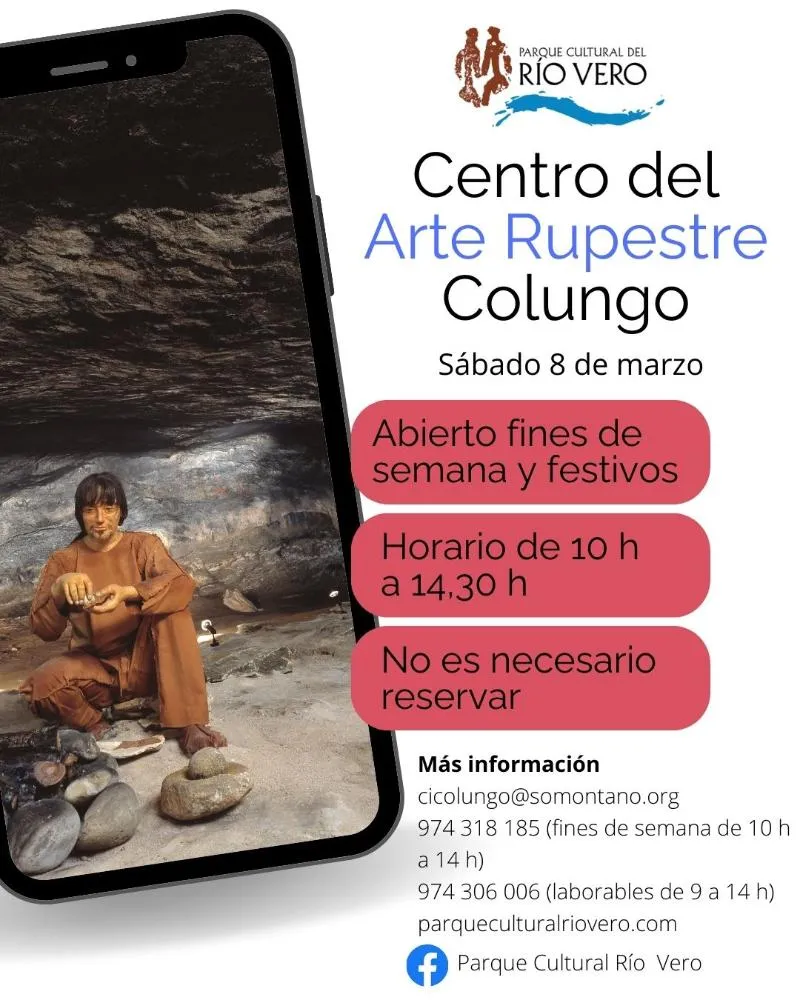 Colungo abre las puertas del arte rupestre en primavera con nuevos horarios