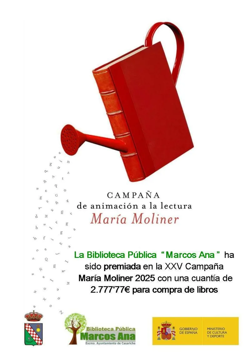 La Biblioteca «Marcos Ana» amplía sus fondos con el premio «María Moliner»