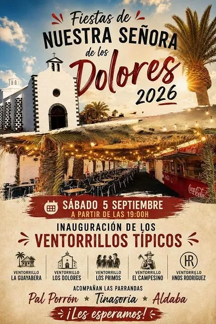 Tinajo inaugura sus ventorrillos típicos para las Fiestas de Nuestra Señora de Los Dolores