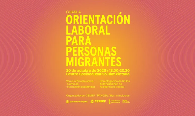 Burjassot ofrece orientación laboral a personas migrantes