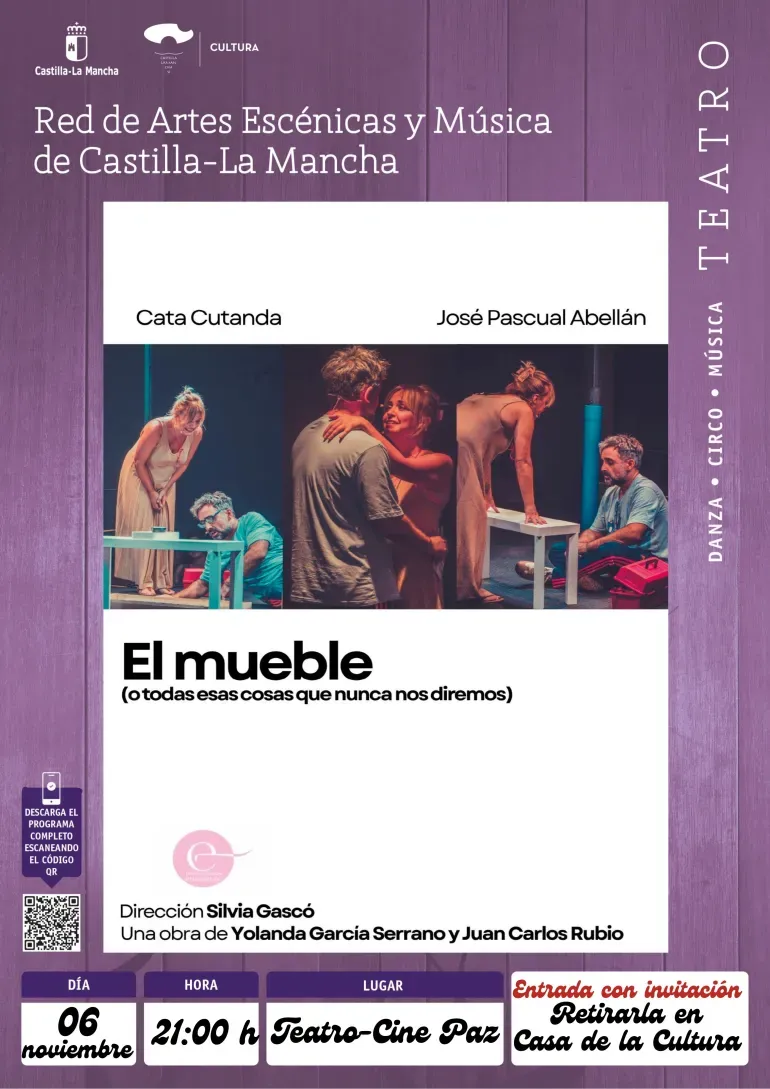 Miguelturra acoge la obra de teatro 'El mueble' con entrada gratuita