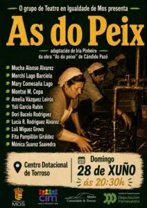 El Grupo de Teatro en Igualdade de Mos estrena "As do Peix" en Torroso