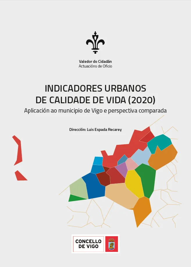 El Valedor do Cidadán de Vigo publica un compendio de estudios sobre calidad de vida y sostenibilidad