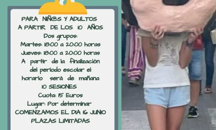 Casariche lanza un taller de gigantes y cabezudos para la Feria de Santiago