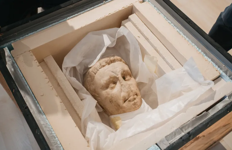 El busto del emperador Claudio regresa a Bílbilis tras 364 años