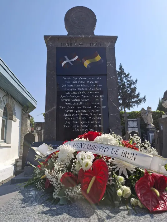Irun conmemora el 90 aniversario del fusilamiento de 20 personas en Pikoketa