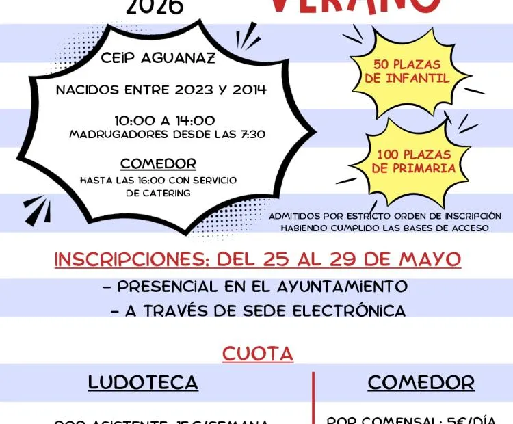 Entrambasaguas abre el plazo para la ludoteca de verano 2026