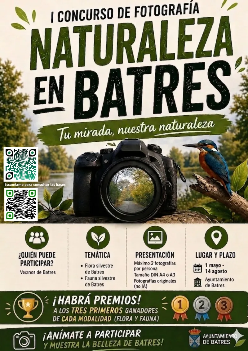 Batres lanza su primer concurso de fotografía de naturaleza
