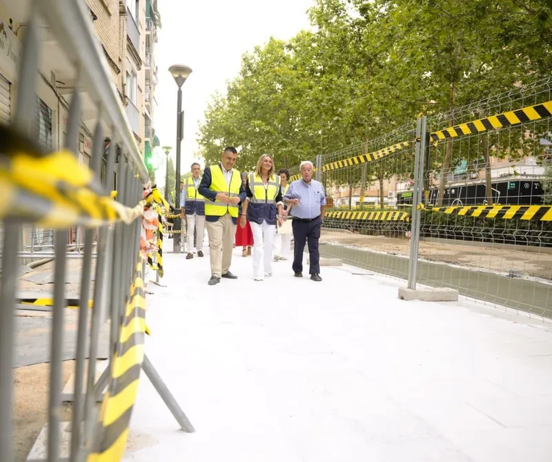 Granada avanza en la remodelación de Avenida Don Bosco: el 33% de la obra ya es visible