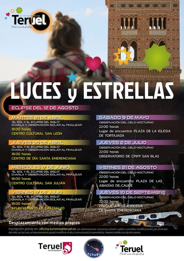 Teruel se prepara para el eclipse solar con el programa "Luces y Estrellas"