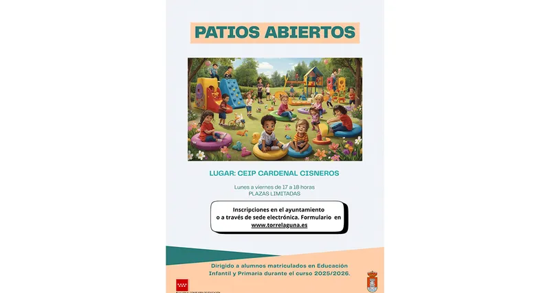Torrelaguna lanza 'Patios Abiertos' para escolares durante el curso 2025/2026