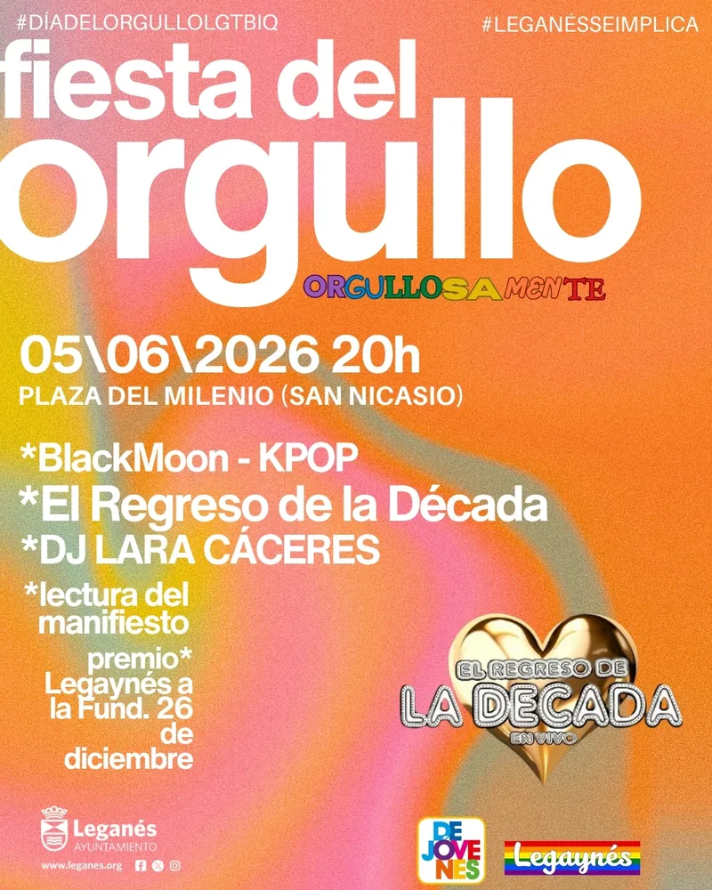 Leganés inaugura la programación regional del Orgullo LGTBIQ+ con un mes de actividades