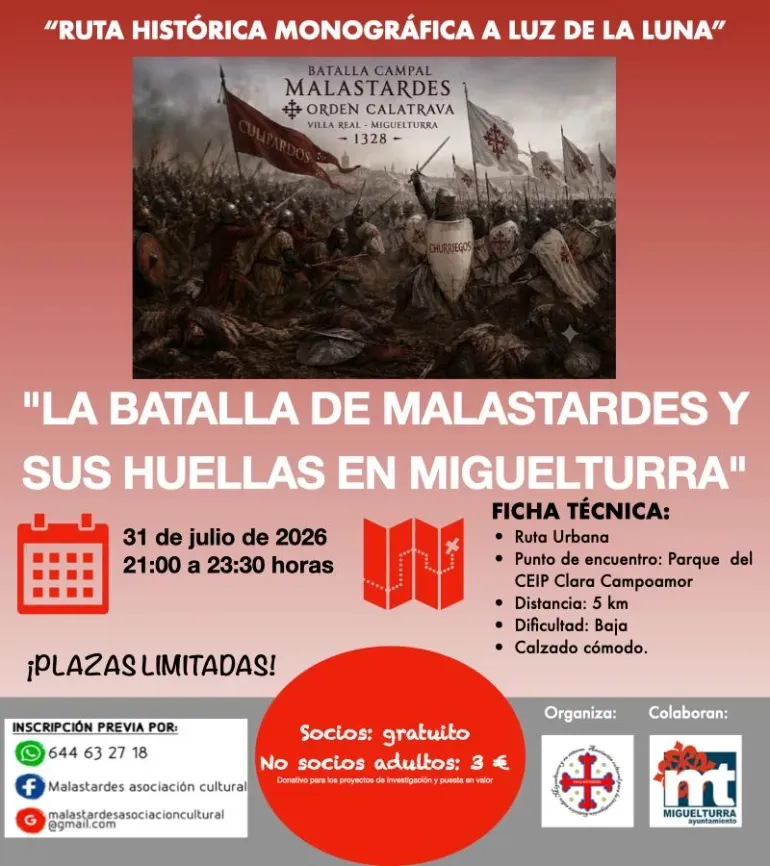 Miguelturra organiza una ruta nocturna para desentrañar la Batalla de Malastardes