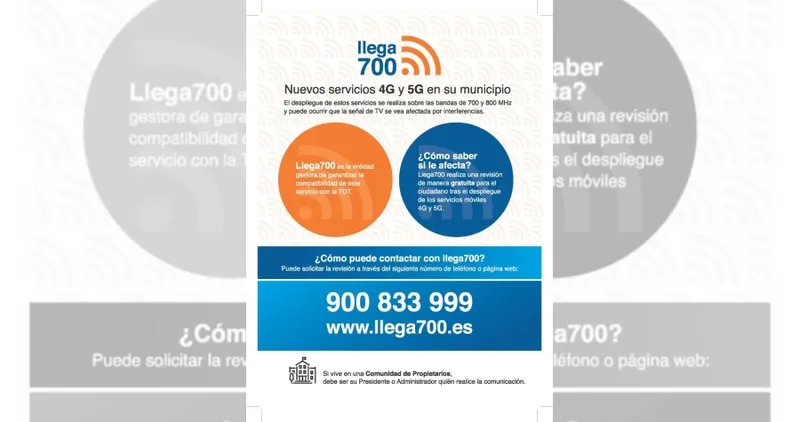 Activación de la red móvil 5G en Navahondilla: posibles interferencias con la TDT