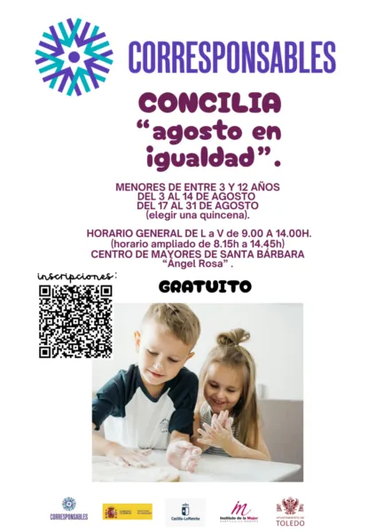 Toledo amplía el Plan Corresponsables con servicios de conciliación para el verano