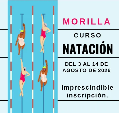 Abiertas las inscripciones para el curso de natación en Morilla este agosto
