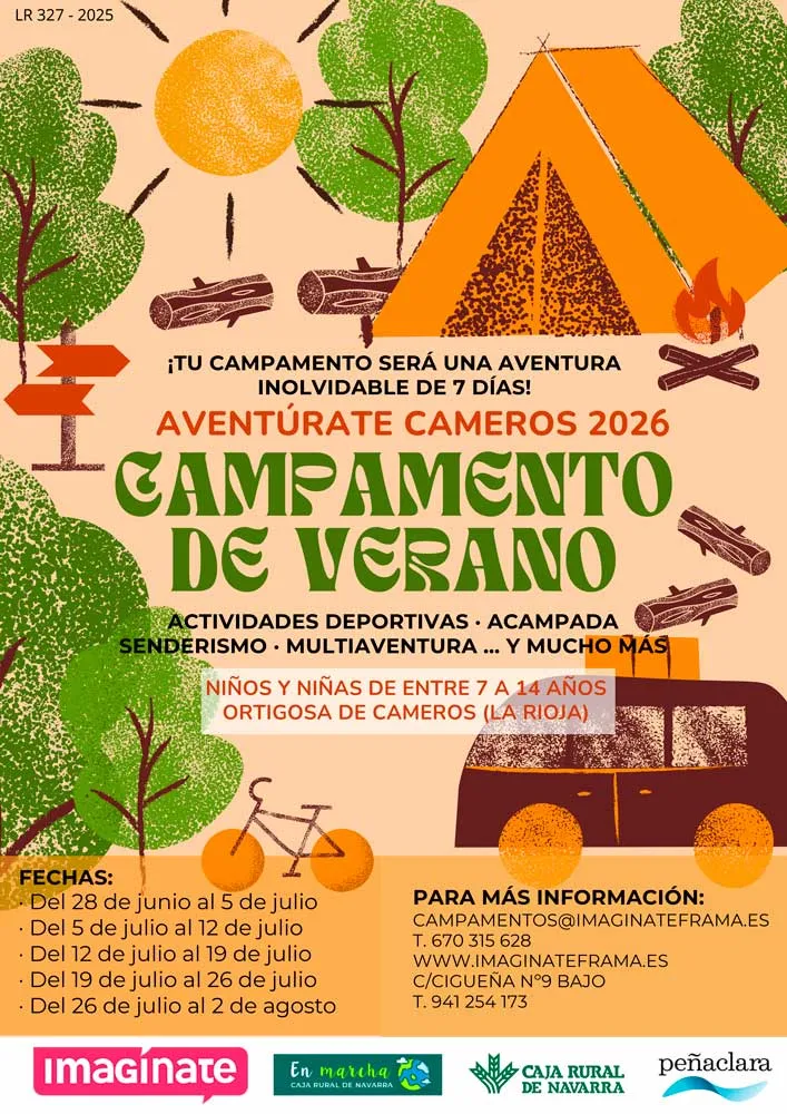 Navarrete abre inscripciones para campamentos de verano con plazas subvencionadas