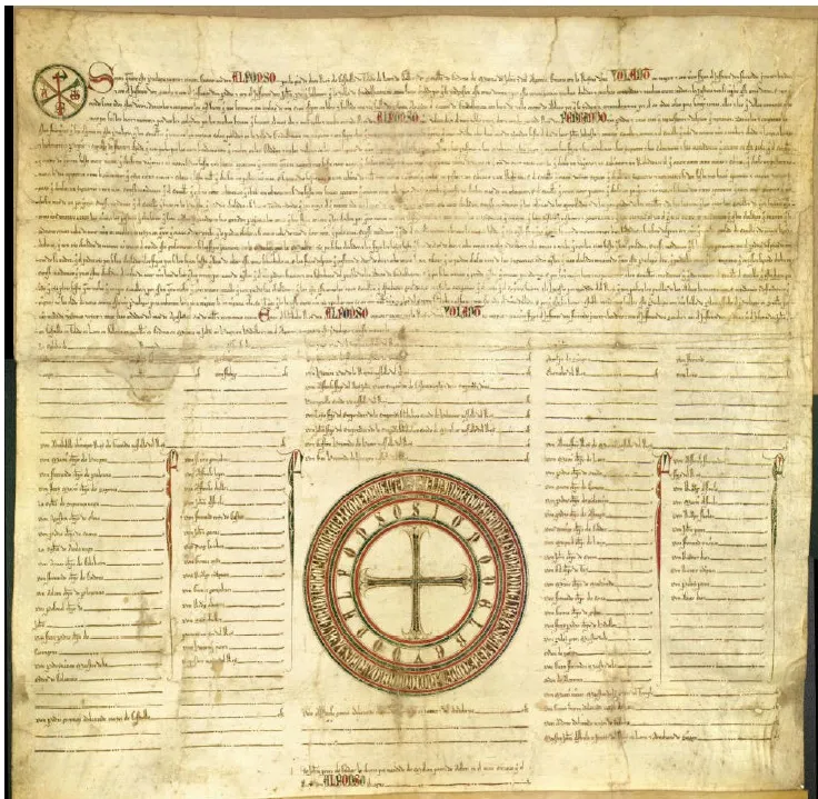 Guadalajara exhibe un privilegio rodado de Alfonso X el Sabio de 1262