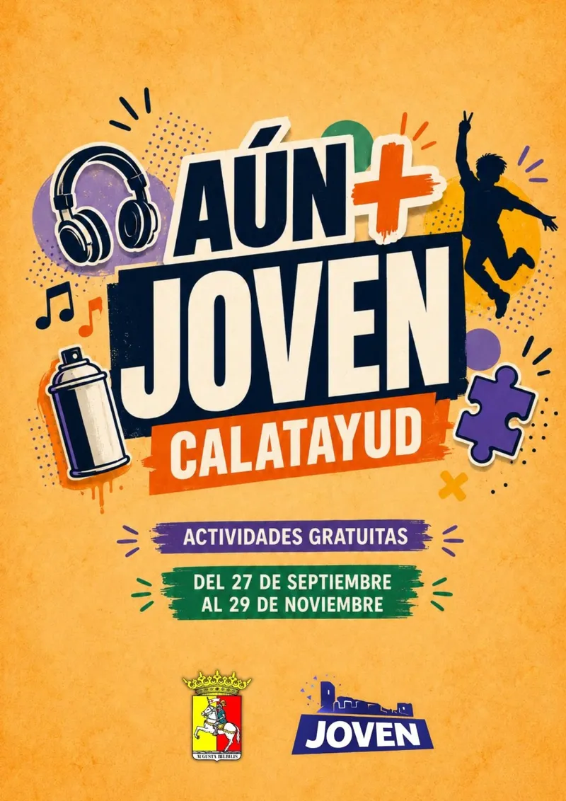 Calatayud lanza 'Aún + Joven Calatayud' con 20 nuevas actividades juveniles hasta noviembre