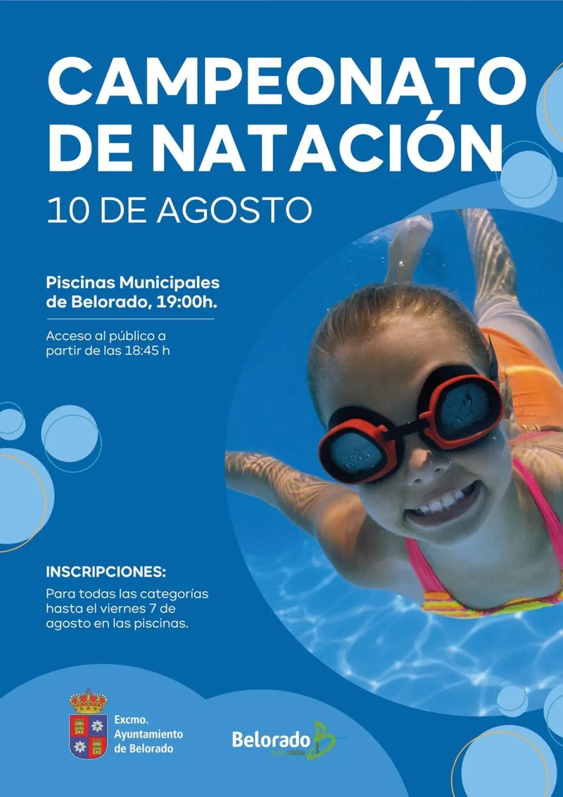 Belorado celebra su Campeonato de Natación en las Piscinas Municipales