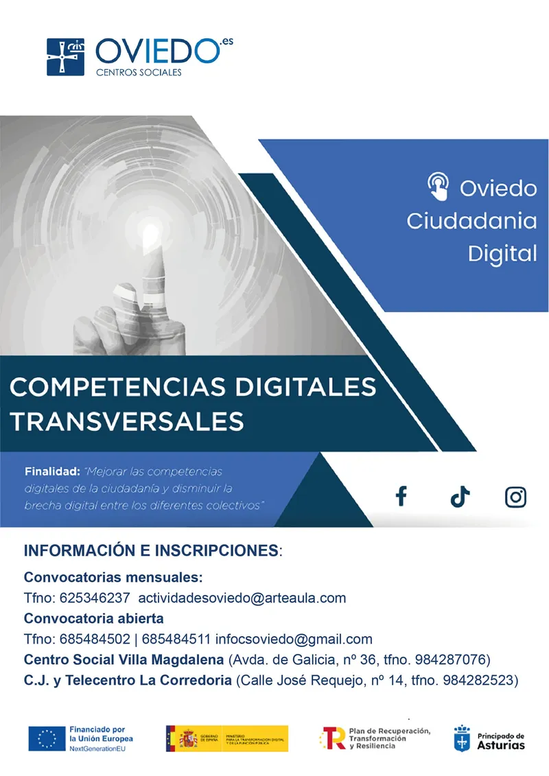 Oviedo impulsa la capacitación digital gratuita para reducir la brecha tecnológica