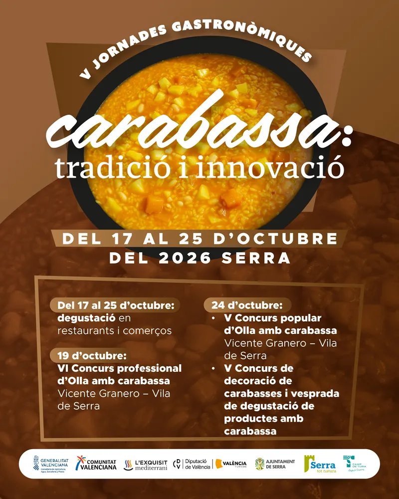 Serra celebra las V Jornadas Gastronómicas de la Calabaza con concursos y degustaciones