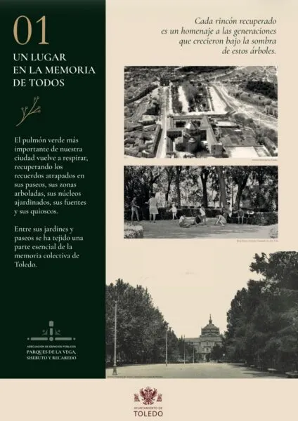 Toledo reabre el Parque de la Vega con una exposición sobre su historia