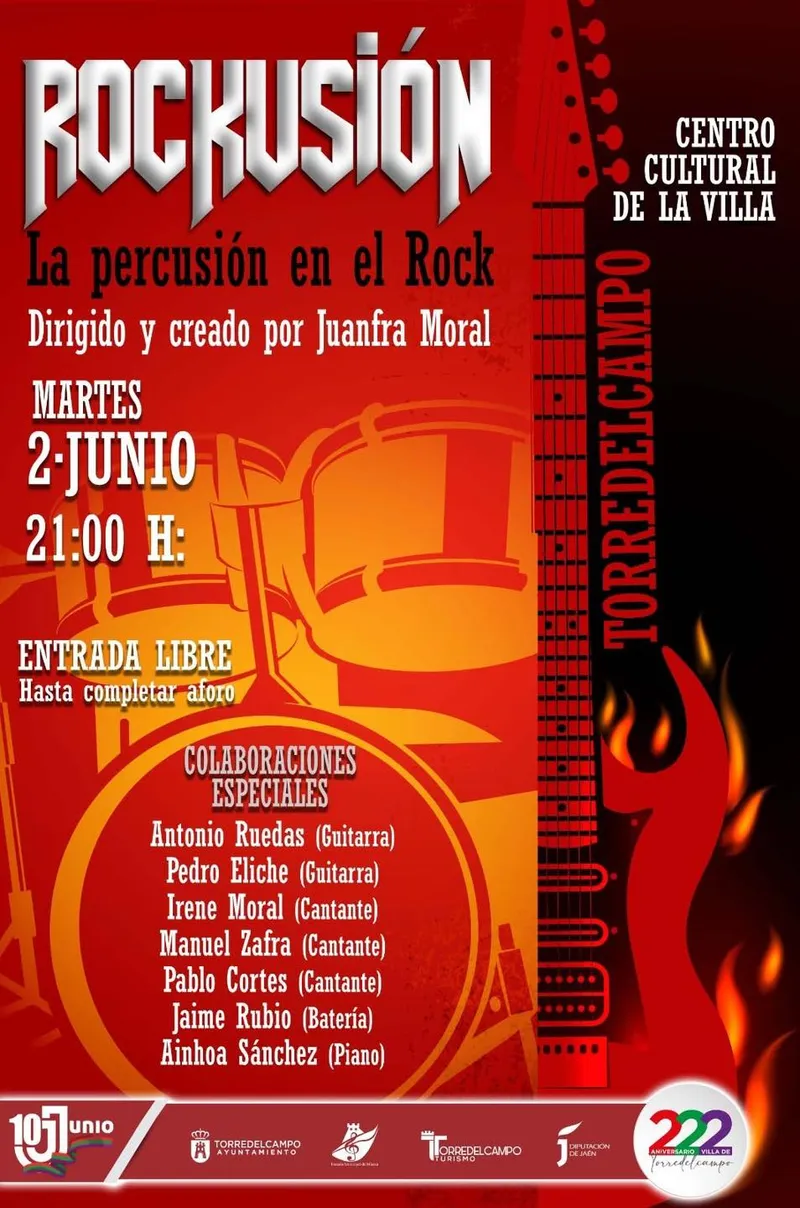 Torredelcampo celebra 'Rockusión' en el Centro Cultural de la Villa
