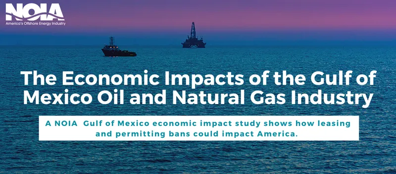 Informe revela el impacto económico de la industria del gas y petróleo en el Golfo de México