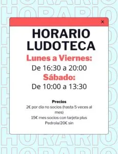 La Ludoteca Pedrolux abre inscripciones para el curso 2026/2027