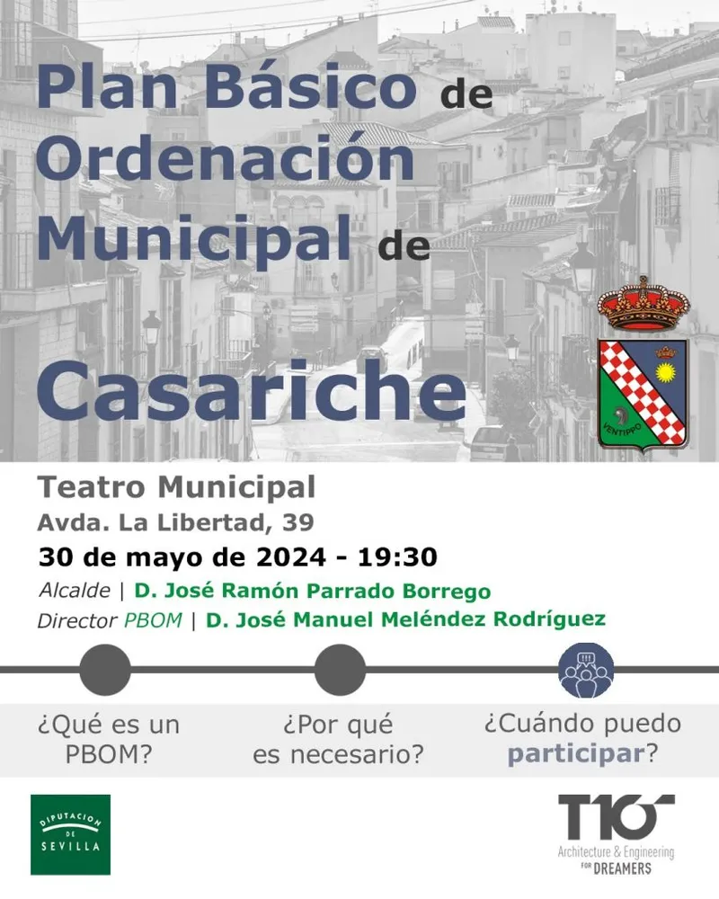 Casariche inicia la revisión de su Plan de Ordenación Municipal con participación ciudadana