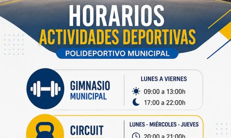El Polideportivo Municipal de Casariche reabre sus puertas con la vuelta a la actividad deportiva en septiembre