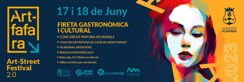 Alfafara celebra ART-FAFARA 2.0 con arte urbano, gastronomía y concursos