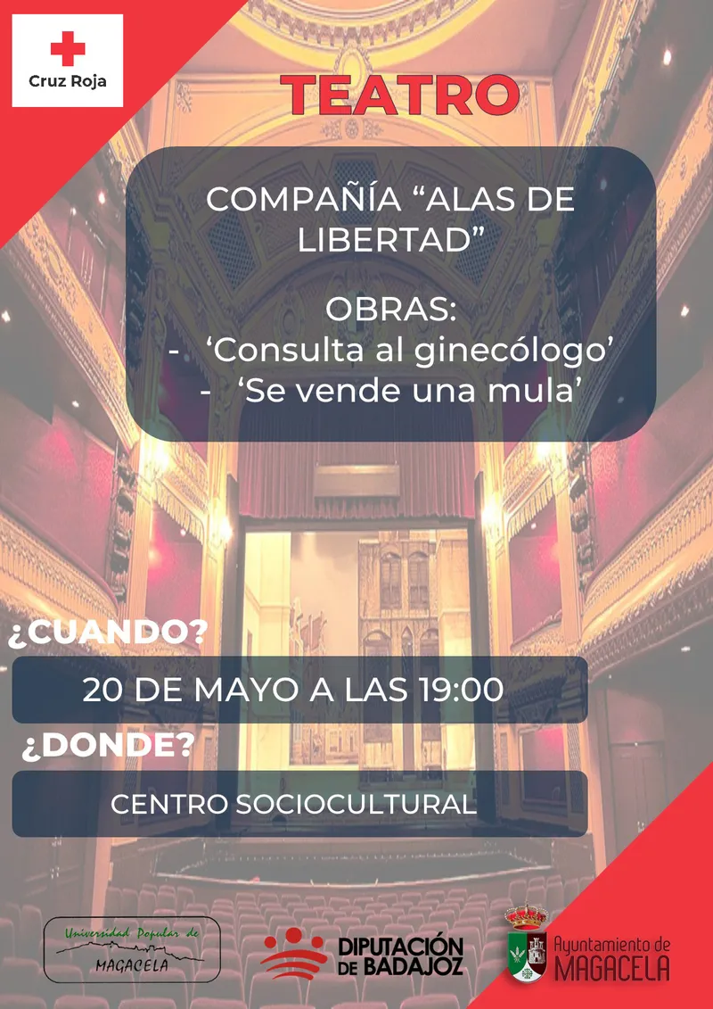 Magacela programa una obra de teatro para el 20 de mayo