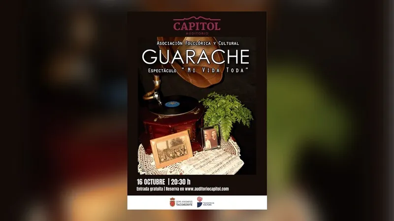 La Asoc. Guarache presenta el espectáculo folclórico "Mi vida toda" en el Auditorio Capitol