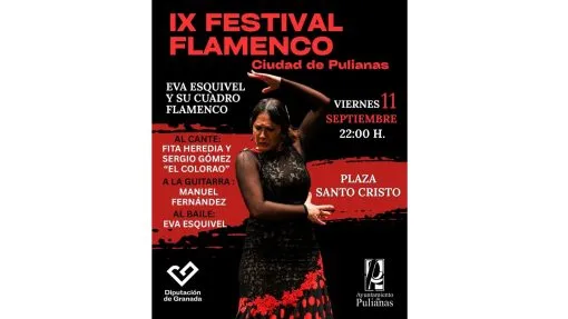 Pulianas celebra la IX edición de su Festival de Flamenco el 11 de septiembre