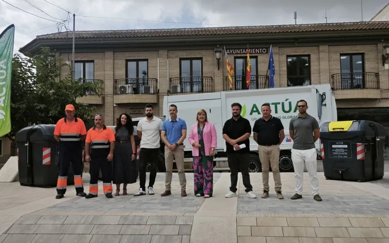 Rafal estrena un moderno servicio de recogida de residuos con contenedor marrón