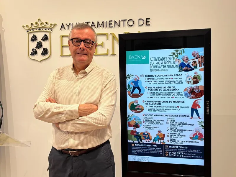 Baena amplía la oferta de actividades para mayores con talleres y ejercicio físico